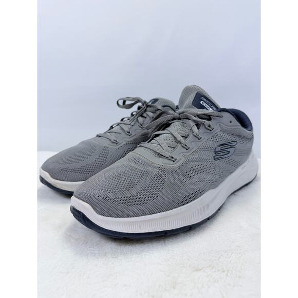 Skechers Equalizer 5.0 Relaxed Fit Mens Gray Navy Size 13 Sneakers main image 4